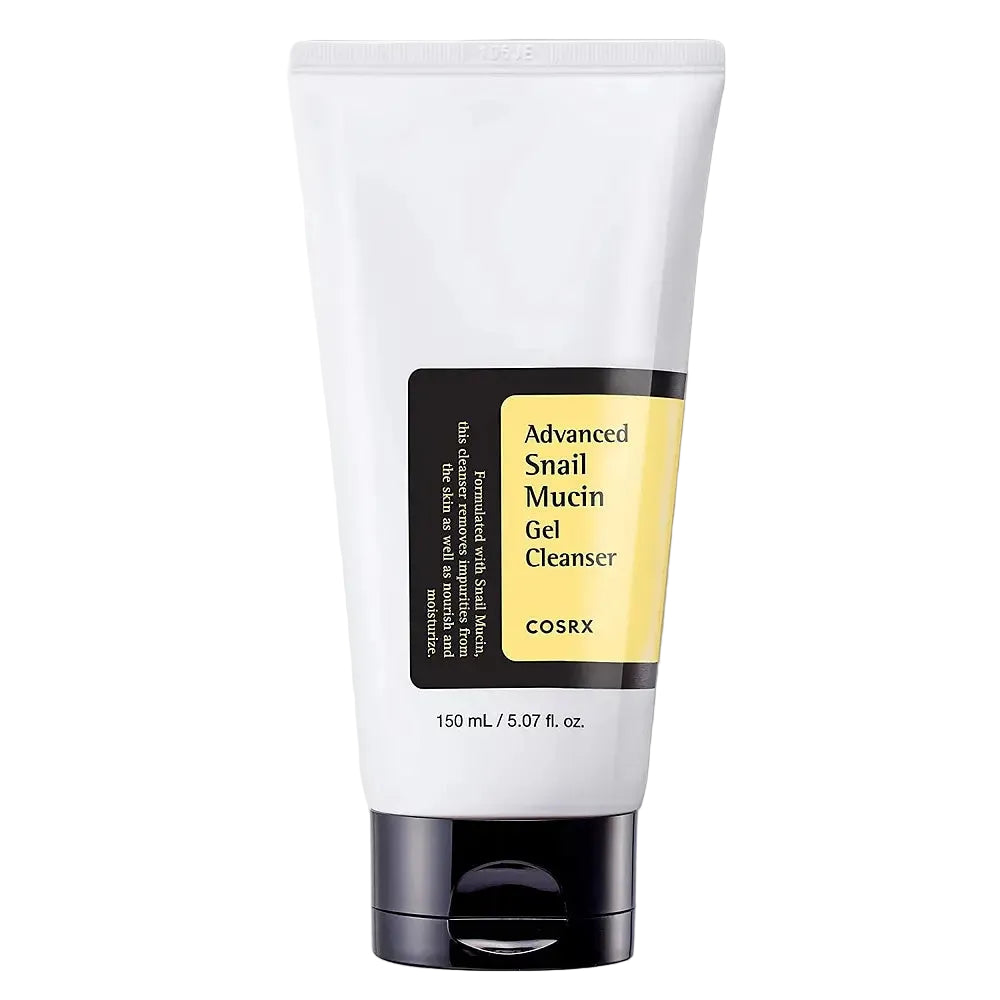 COSRX Advanced Snail Mucin Gel Cleanser for gentle hydration and skin barrier repair