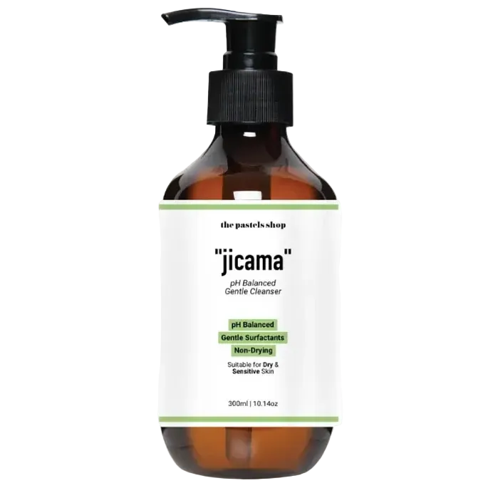 The Pastels Shop Jicama pH Balanced Gentle Gel Cleanser for all skin types brightening and oil control