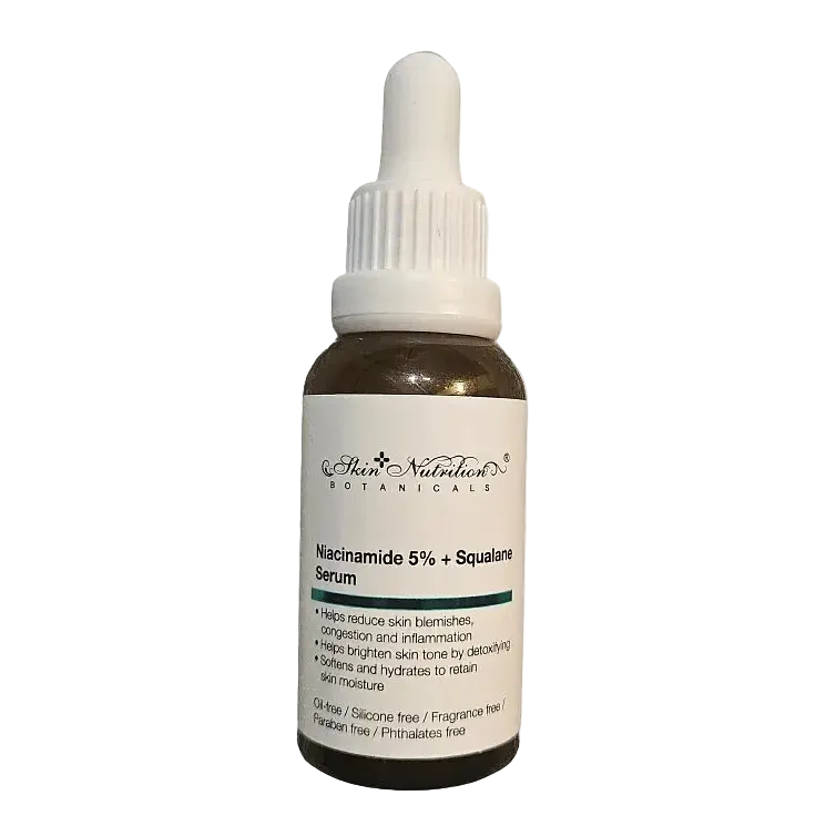 Skin Nutrition Botanicals Niacinamide 5% + Squalane Serum for brightening and hydration