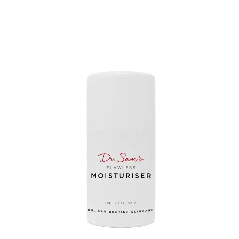 Dr Sam's Daily Moisturiser with niacinamide and hyaluronic acid for hydration and barrier repair