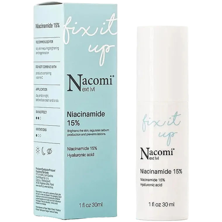 Nacomi Next Level Niacinamide 15% Serum for oil control, pore minimizing and brightening