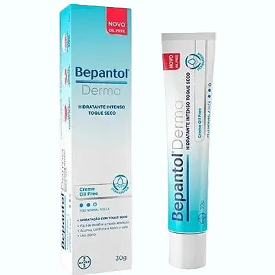 Bepanthol Derma Oil Free moisturizer with panthenol for oil-free hydration and sensitive skin