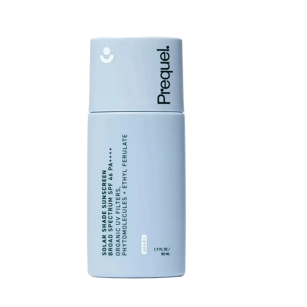 Prequel Solar Shade Broad Spectrum SPF 46 PA++++ lightweight chemical sunscreen for all skin types