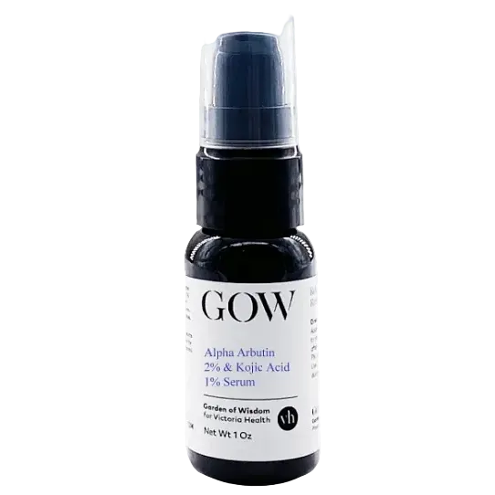 Garden of Wisdom Alpha Arbutin 2% and Kojic Acid 1% Serum for hyperpigmentation and dark spots
