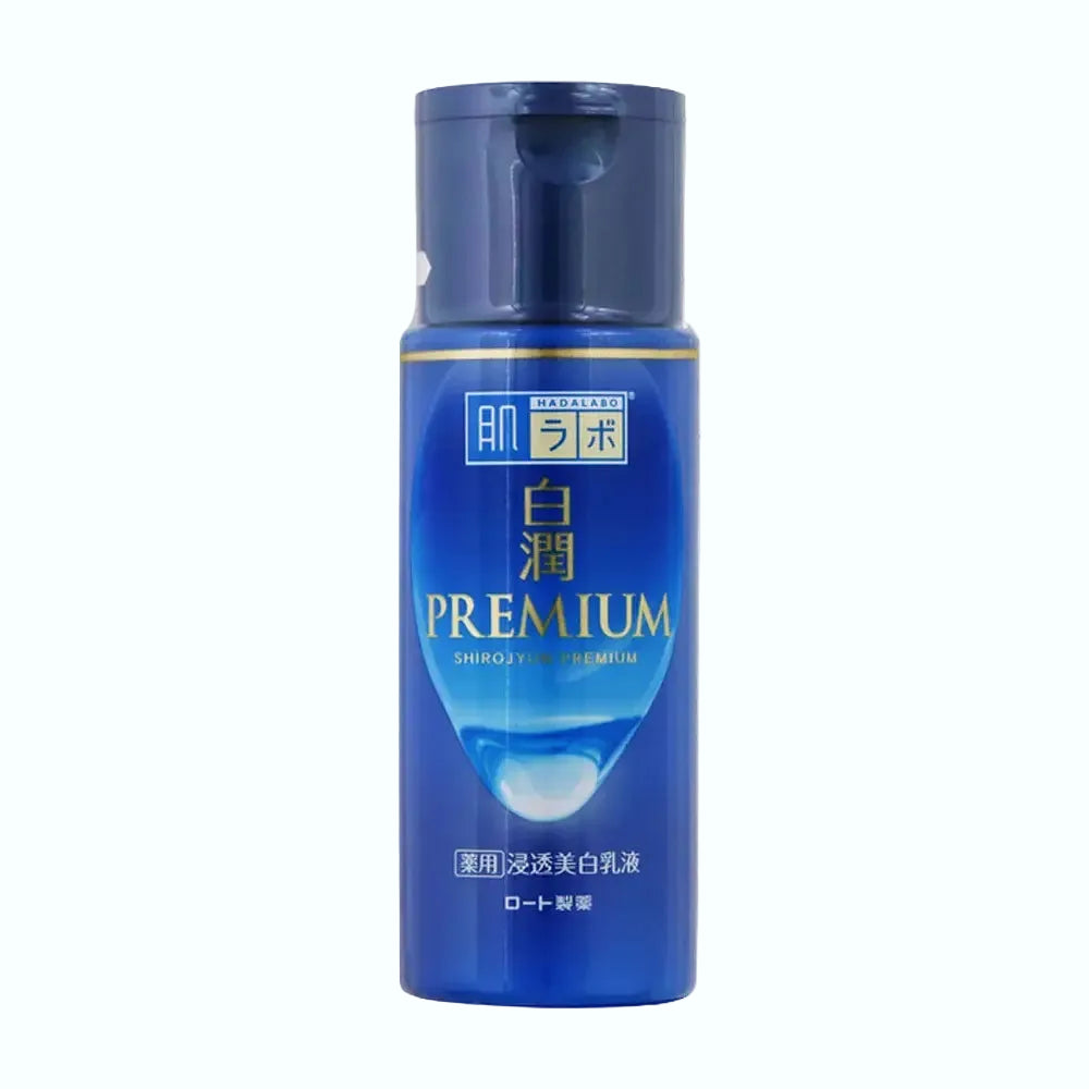 Hada Labo Shirojyun Premium Whitening Emulsion with tranexamic acid for brightening and hydration