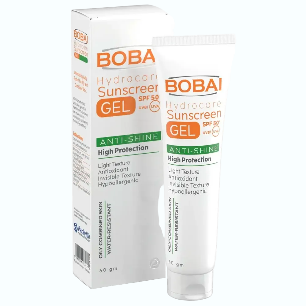 E-Parkville Bobai Sunscreen Hydrocare SPF 50+ hybrid mineral sunscreen for oily and combination skin
