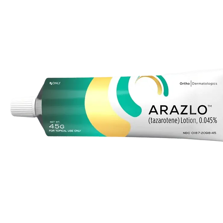 Bausch Health Arazlo Tazarotene Lotion 0.045% prescription retinoid for acne treatment