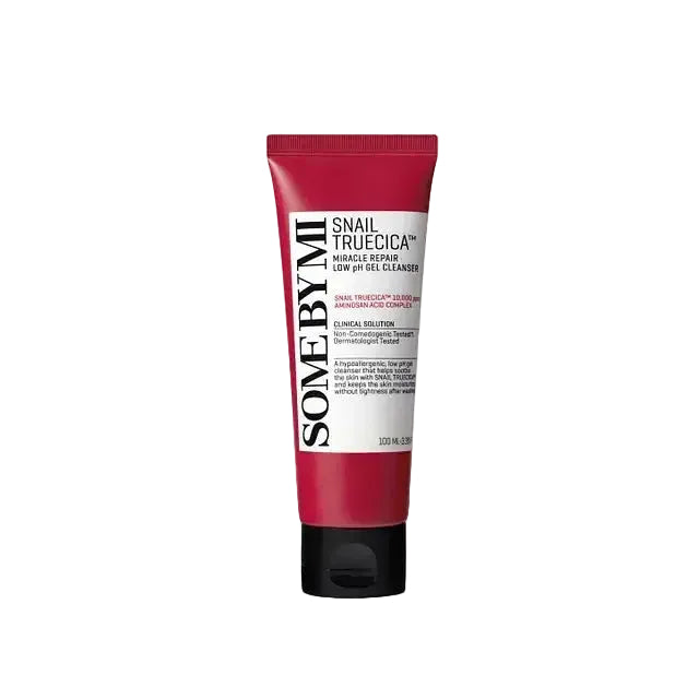 Some By Mi Snail Truecica Low pH Gel Cleanser for sensitive skin repair and gentle cleansing