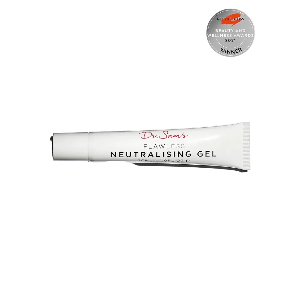 Dr Sam's Flawless Neutralising Gel with azelaic acid and salicylic acid for blemishes and dark spots