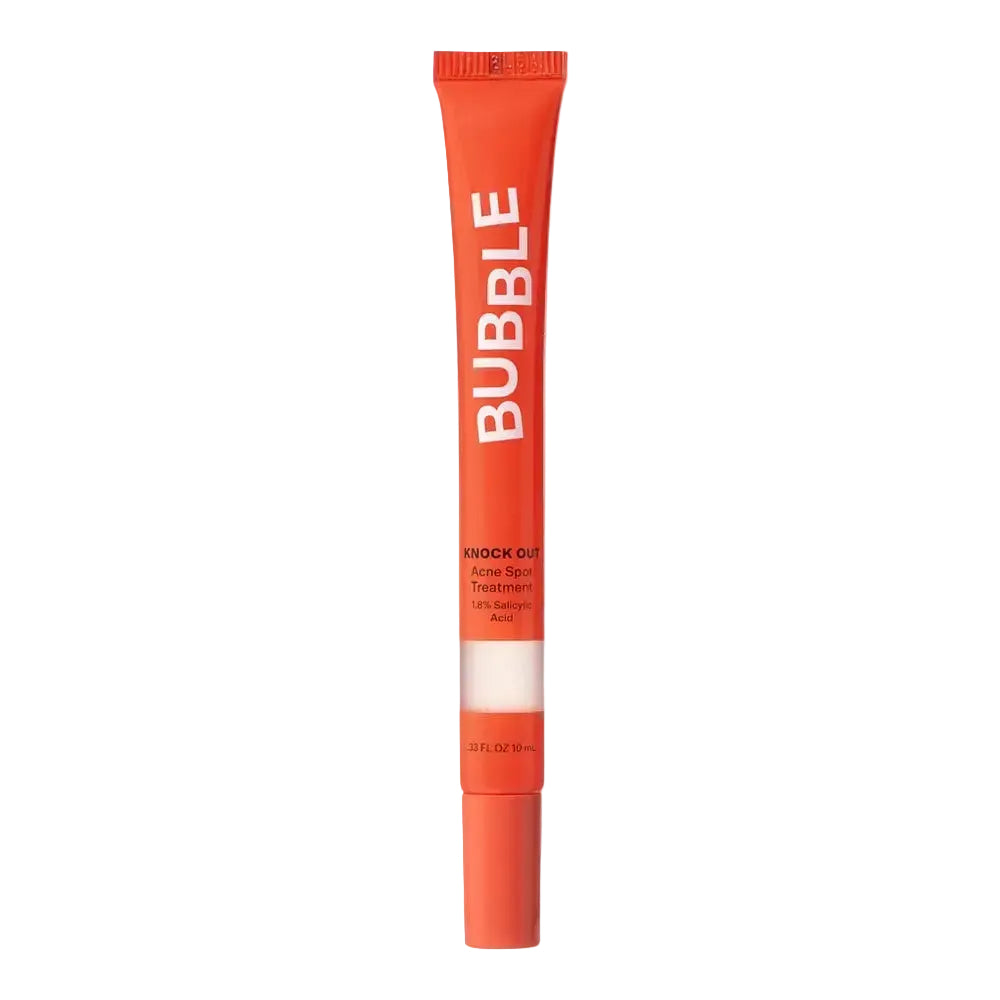 Bubble Knock Out Acne Spot Treatment with 1.8% salicylic acid for fast acne relief and pore cleansing