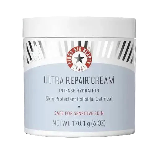 First Aid Beauty Ultra Repair Cream with colloidal oatmeal for dry sensitive skin and eczema relief