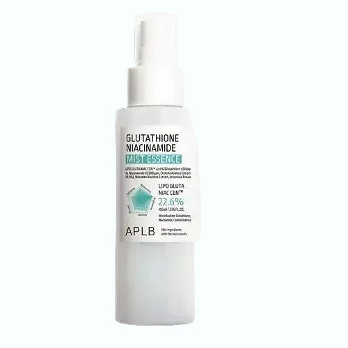 APLB Glutathione Niacinamide Mist Essence for brightening, hydration and soothing sensitive skin
