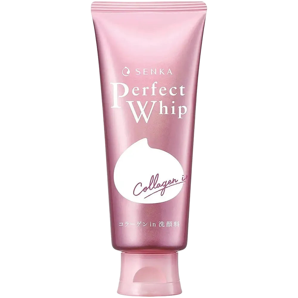Senka Perfect Whip Collagen Cleanser with hyaluronic acid and collagen for hydration