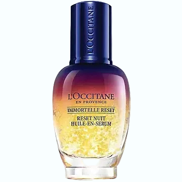 L'Occitane Immortelle Reset Overnight Oil-In Serum for radiant and rested skin