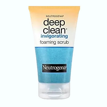 Neutrogena Deep Clean Invigorating Foaming Scrub for deep cleansing and exfoliation
