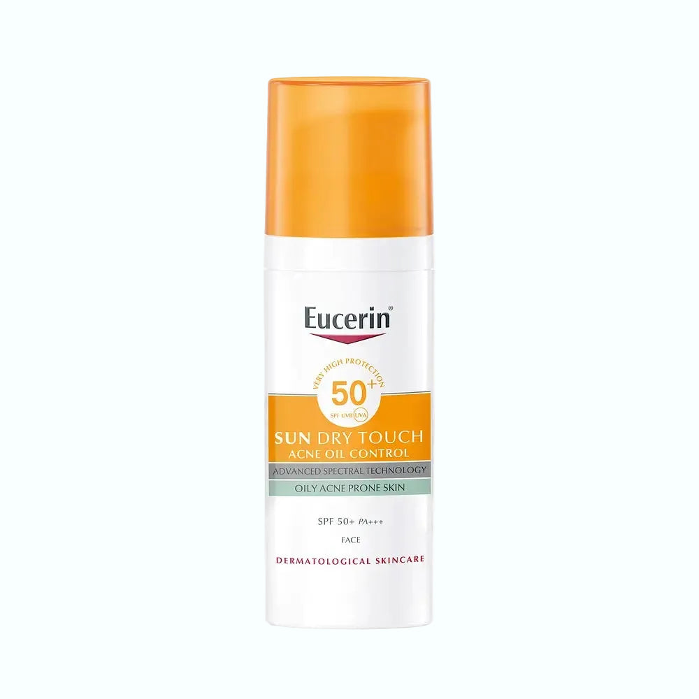 Eucerin Sun Gel-Cream Oil Control SPF 50+ for oily skin with mattifying effect and broad spectrum UV protection