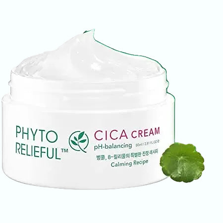Thank You Farmer Phyto Relieful Cica Cream with centella asiatica for sensitive skin soothing and hydration