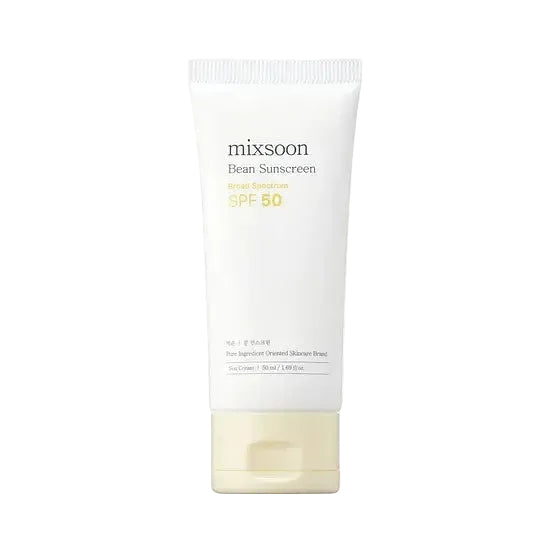 Mixsoon Bean Sunscreen Sun Protector SPF 50 lightweight fragrance-free Korean sunscreen no white cast