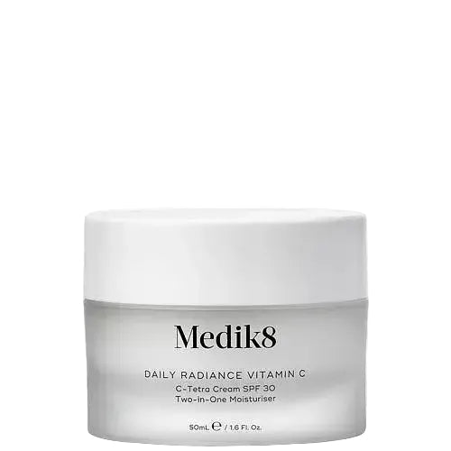 Medik8 Daily Radiance Vitamin C SPF 30 moisturiser for brightening and UV protection