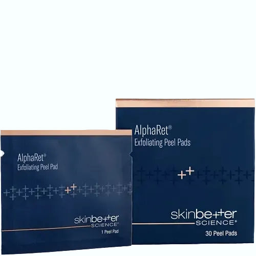 skinbetter science AlphaRet Exfoliating Peel Pads with retinoid and triple-acid complex for smooth, bright skin