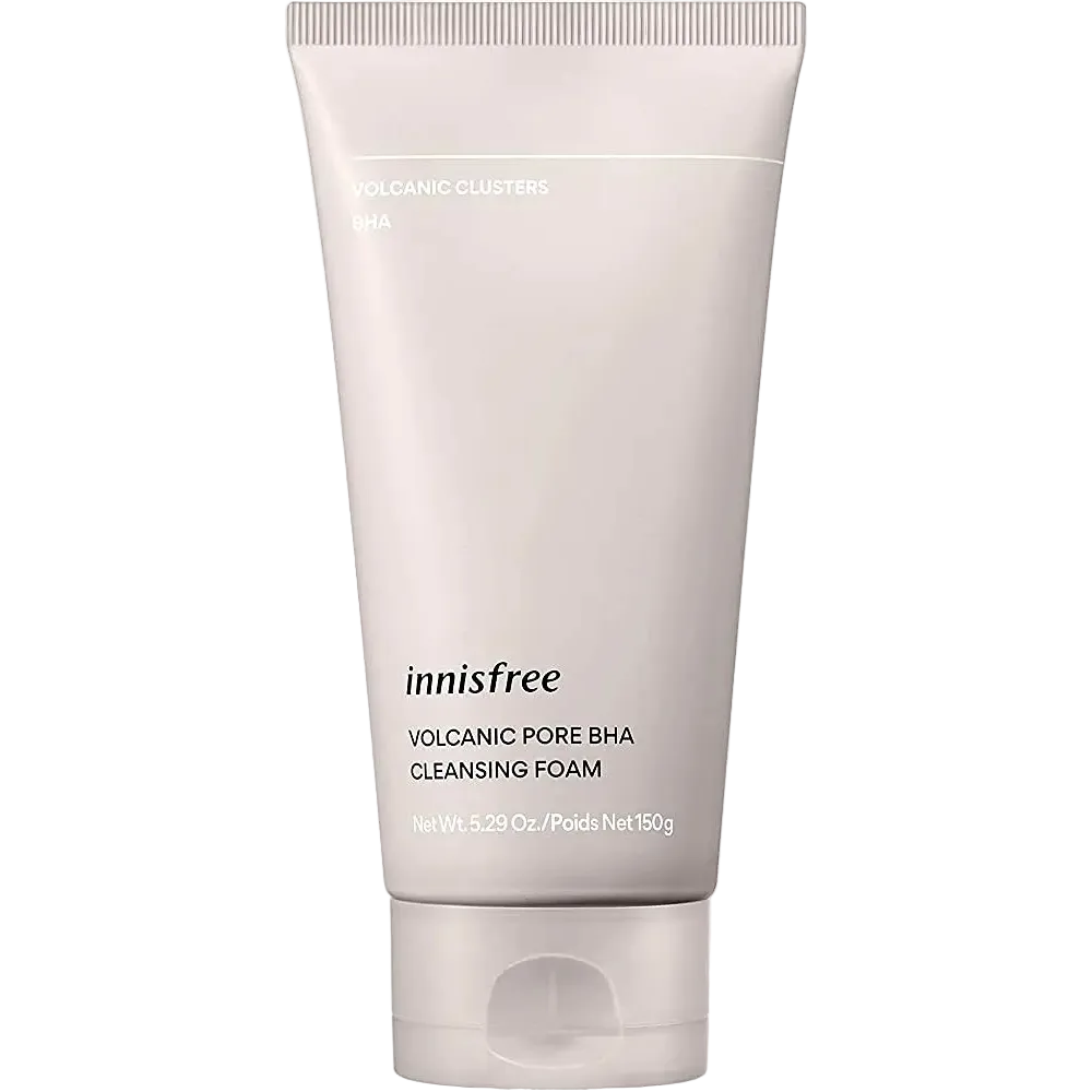 Innisfree Volcanic Pore BHA Cleansing Foam for deep pore cleansing and sebum control