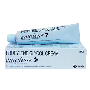 MSD Emolene Propylene Glycol Cream moisturizer for dry skin hydration and barrier repair