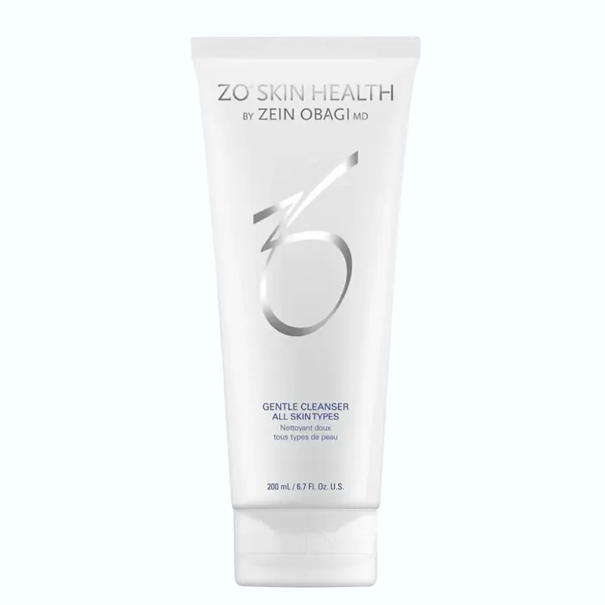 ZO Skin Health Gentle Cleanser for all skin types with botanical extracts and hydrating formula