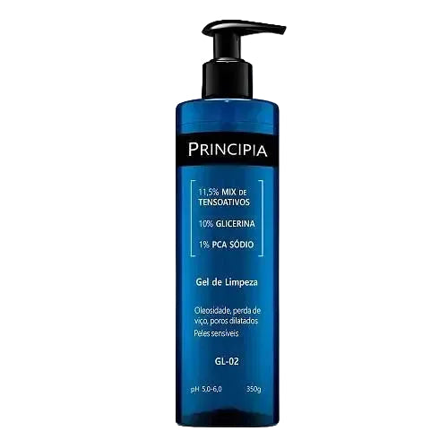 Principia Gel de Limpeza GL-02 gentle facial cleanser for sensitive skin with glycerin and sodium PCA