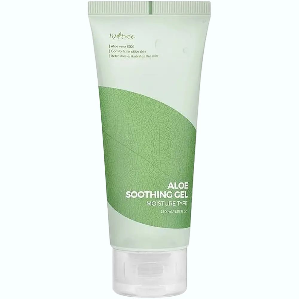 Isntree Aloe Soothing Gel Moisture Type with 80% aloe vera for hydration and soothing