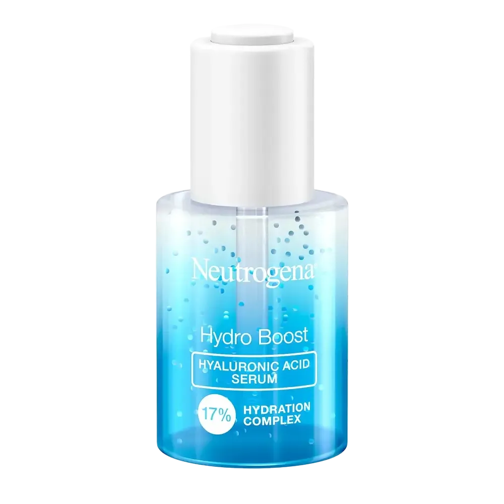 Neutrogena Hydro Boost Hyaluronic Acid Serum for deep hydration and dry skin relief