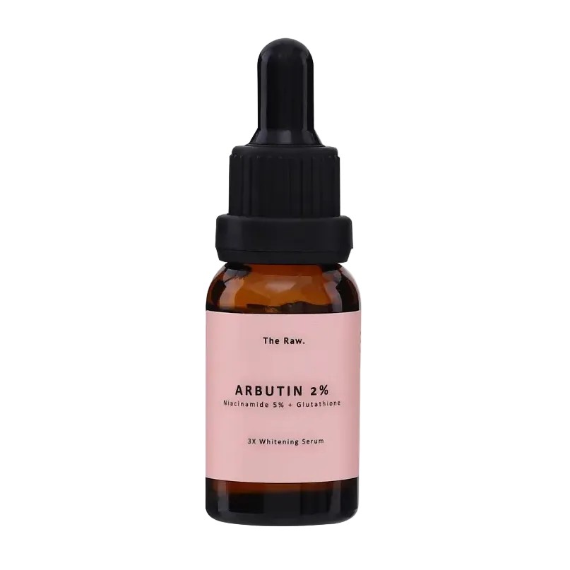 The Raw Arbutin 2% Serum for brightening and fading dark spots and hyperpigmentation