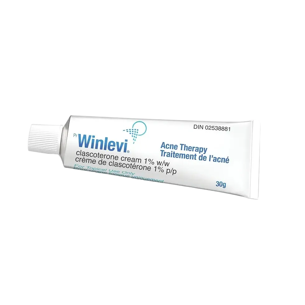 Winlevi Clascoterone Cream 1% prescription topical treatment for hormonal acne vulgaris