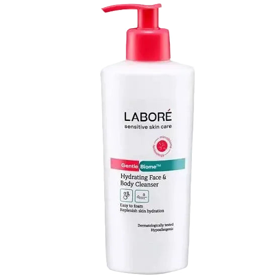 Labore Gentlebiome Hydrating Face & Body Cleanser for sensitive skin with microbiome technology