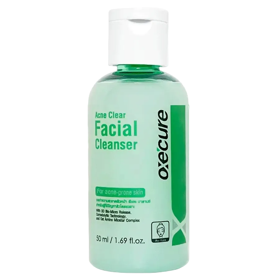 Oxecure Acne Clear Facial Cleanser with 1.5% Salicylic Acid for oily and acne-prone skin