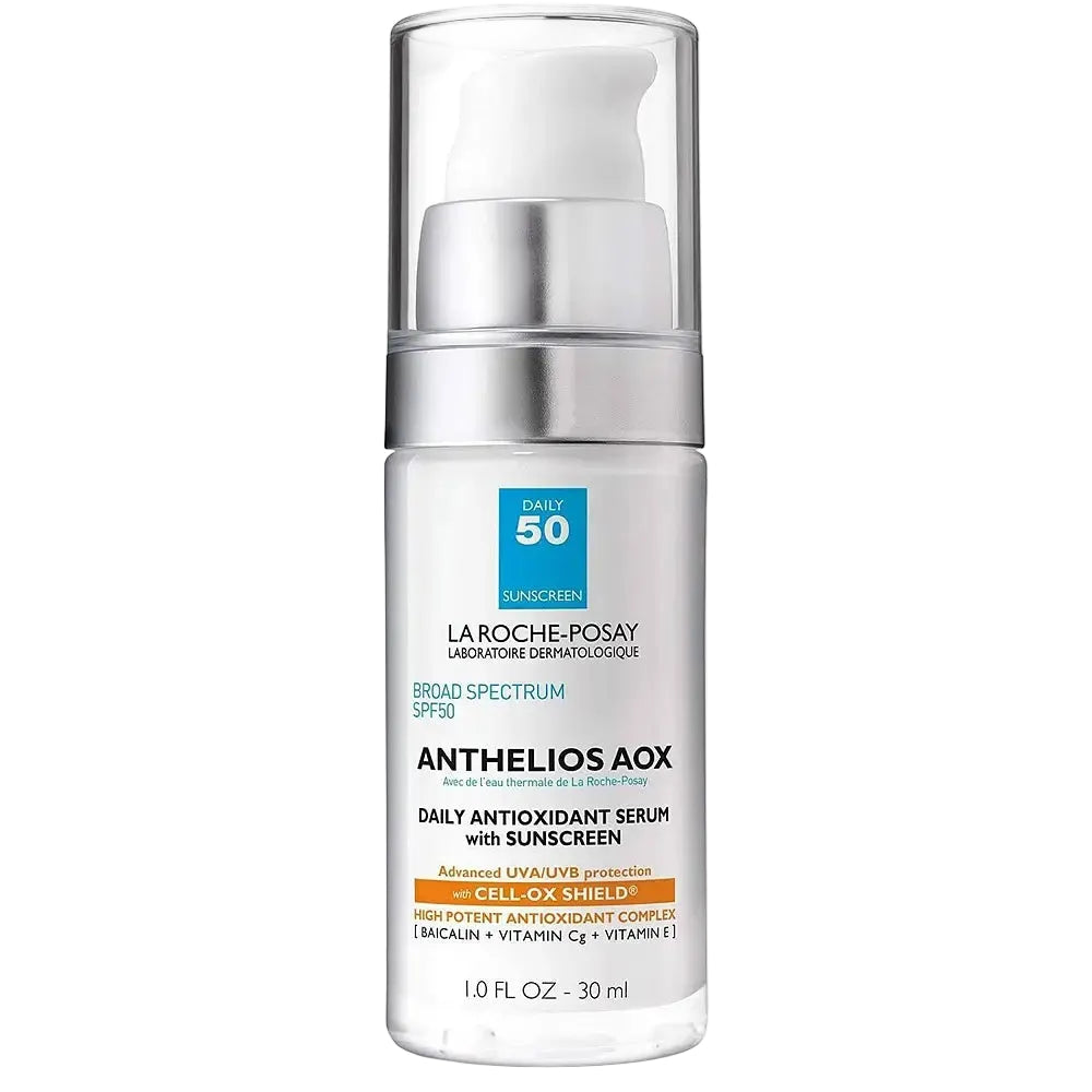 La Roche-Posay Anthelios AOX Daily Antioxidant Serum SPF 50 for anti-aging and sun protection