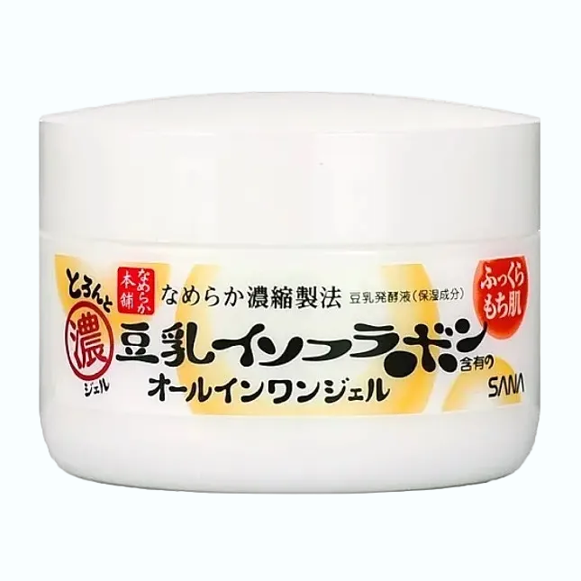 SANA Nameraka Honpo Soy Milk Extra Moist Gel Cream all-in-one moisturizer with soy milk isoflavones