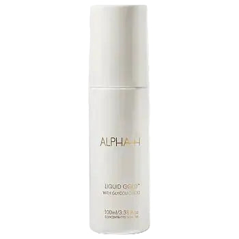 Alpha-H Liquid Gold Exfoliating Tonic with glycolic acid for skin texture refinement and brightening