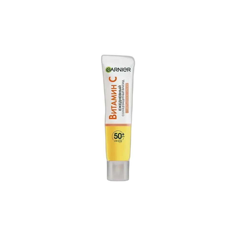 Garnier Vitamin C Daily UV Brightening Fluid Glow SPF 50+ for brightening and sun protection