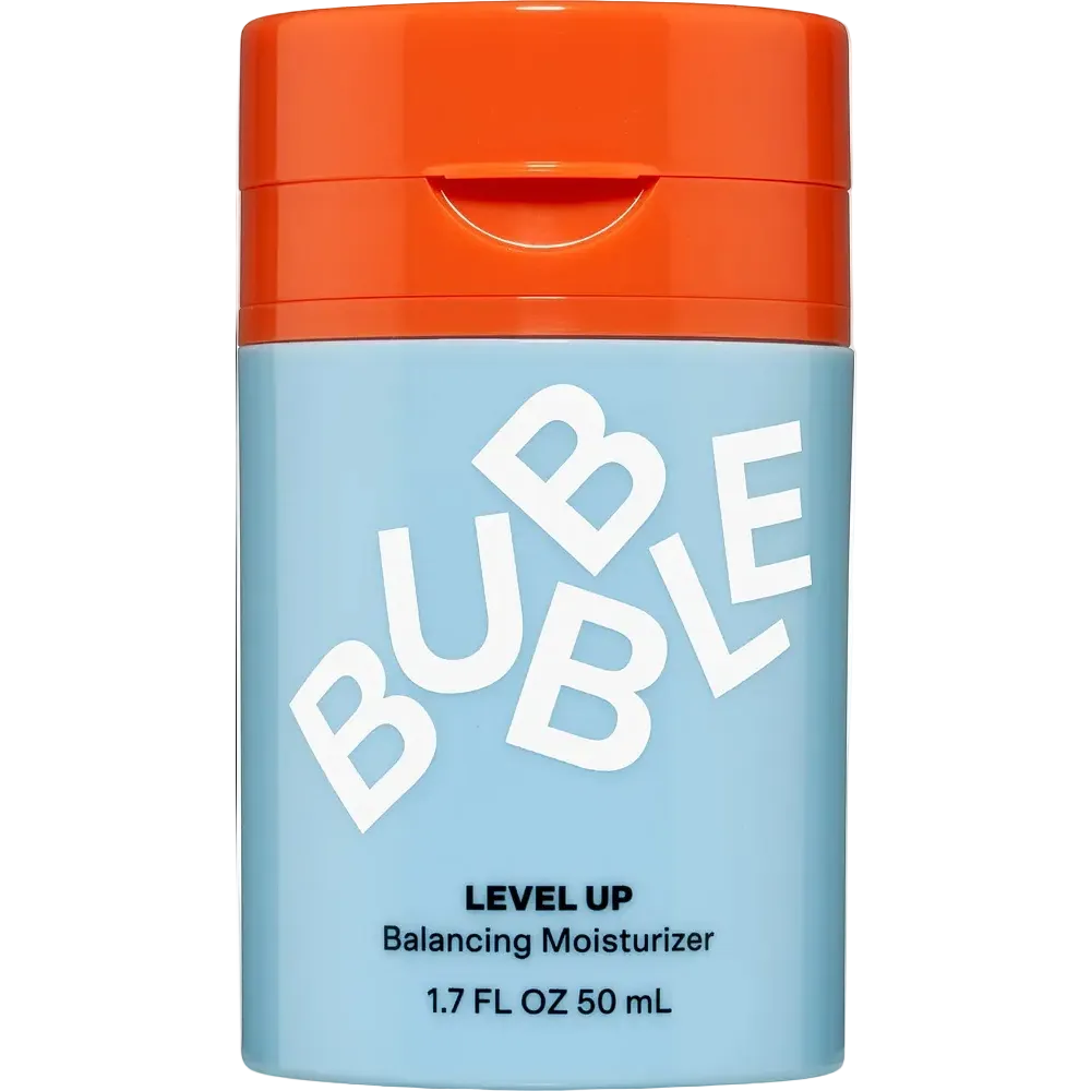 Bubble Level Up Balancing Moisturizer for oil control and hydration with niacinamide