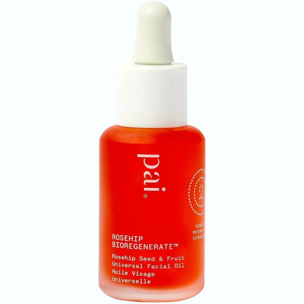 Pai Rosehip Bioregenerate Face Oil for brightening and regenerating sensitive skin with organic rosehip oil