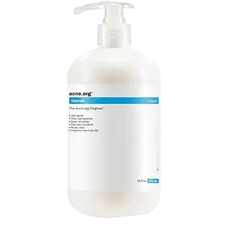Acne.org Cleanser gentle pH-balanced face wash for acne-prone and sensitive skin