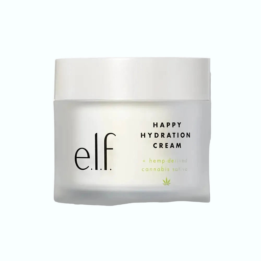 e.l.f. Happy Hydration Cream with hemp seed oil for nourishing and hydrating skin