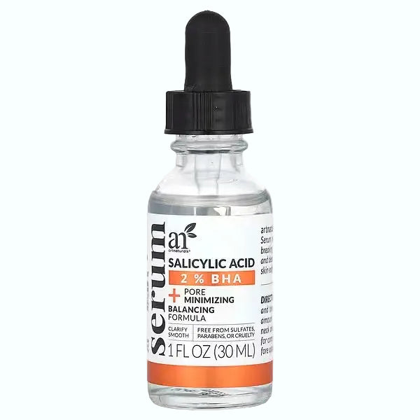 artnaturals Salicylic Acid Balancing Formula Serum with 2% BHA for acne and pore minimizing