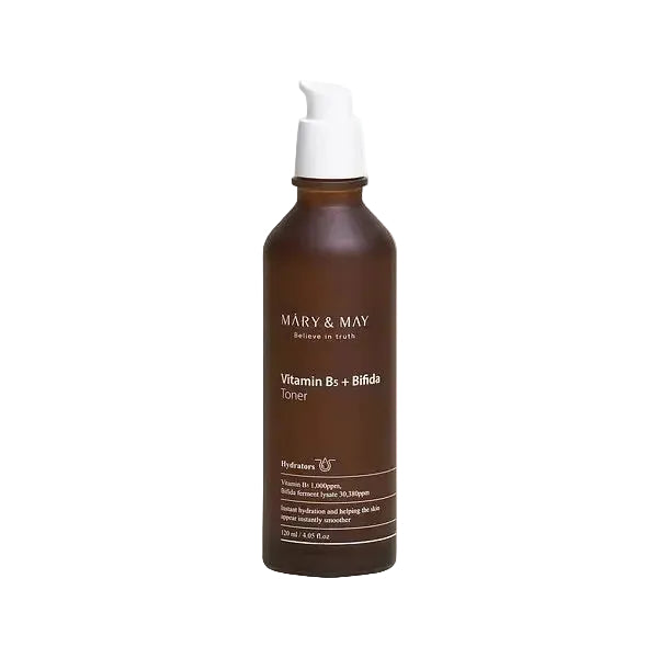 Mary & May Vitamin B5 + Bifida Toner for barrier repair, hydration and soothing sensitive skin