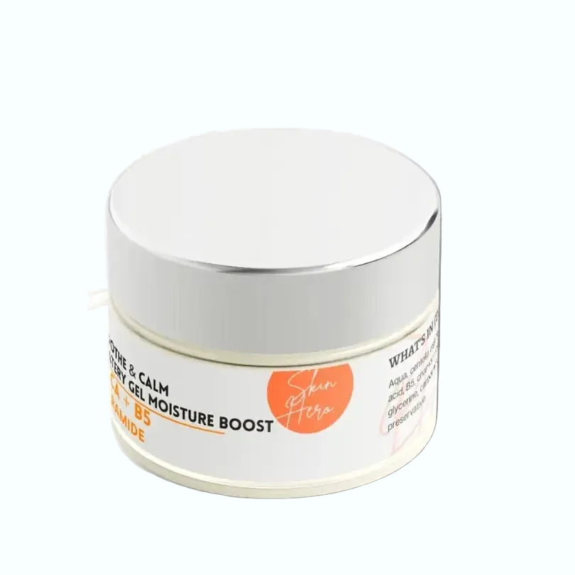 Skin Hero Cica Ceramide Deep Hydration Gel Moisturizer for sensitive skin with hyaluronic acid and ceramides