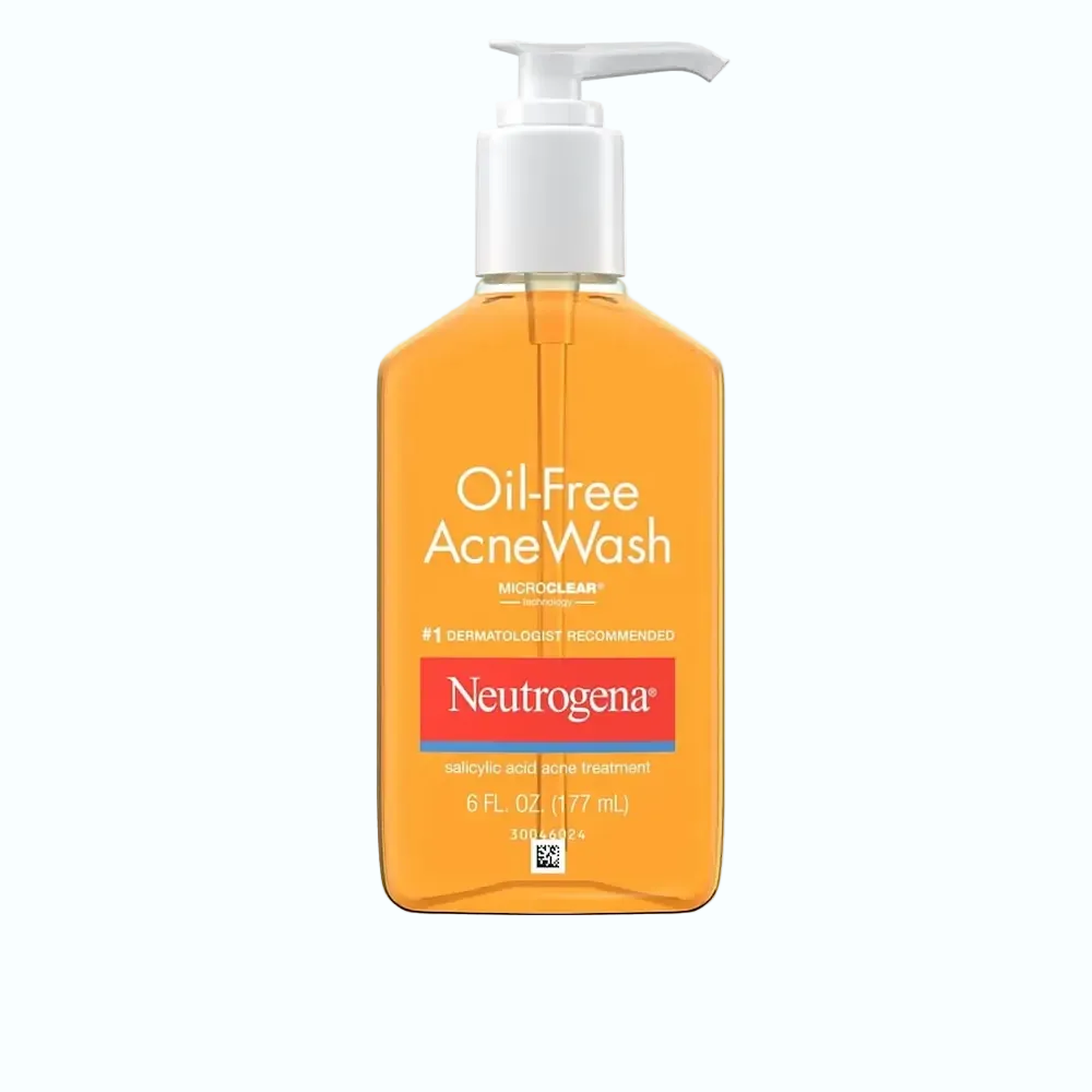 Neutrogena Oil-Free Acne Wash with 2% salicylic acid for treating and preventing acne breakouts