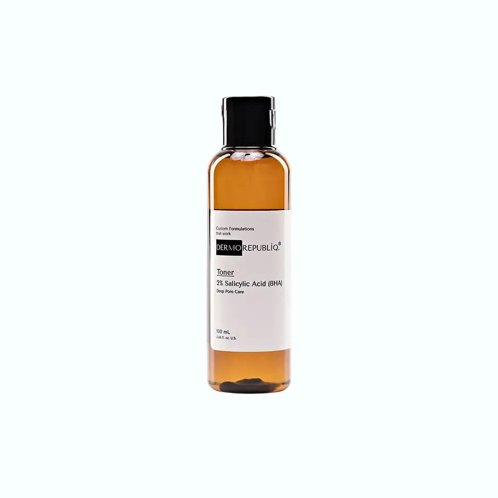 Dermorepubliq 2% Salicylic Acid BHA Deep Pore Care Toner for acne-prone skin and pore minimizing