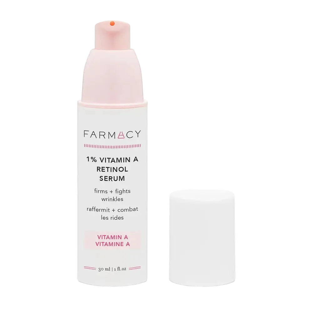 Farmacy 1% Vitamin A Retinol Serum with retinal and encapsulated retinol for firming and anti-aging
