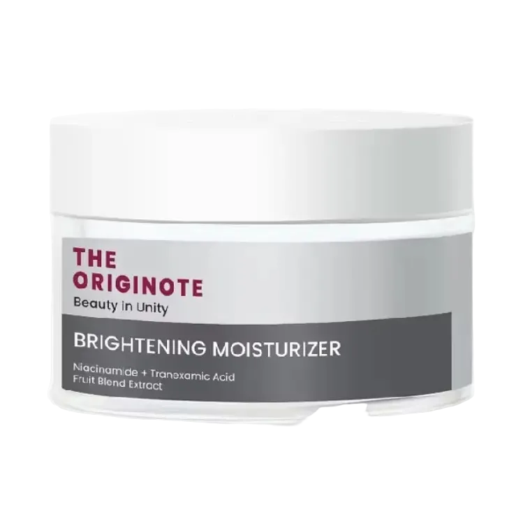 The Originote Brightening Moisturizer with niacinamide and tranexamic acid for brightening and even skin tone