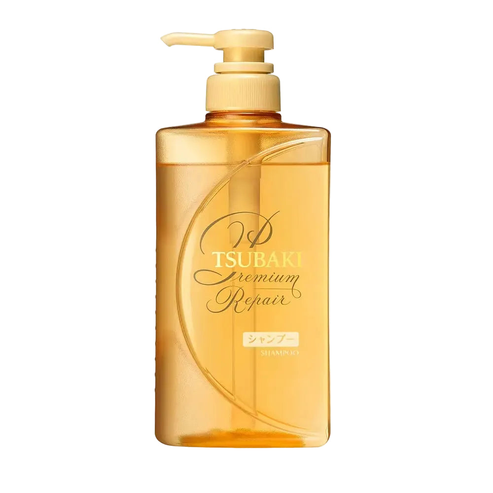 Shiseido Tsubaki Premium epair Shampoo 490ml with cmellia oil for damaged hair repair and shine